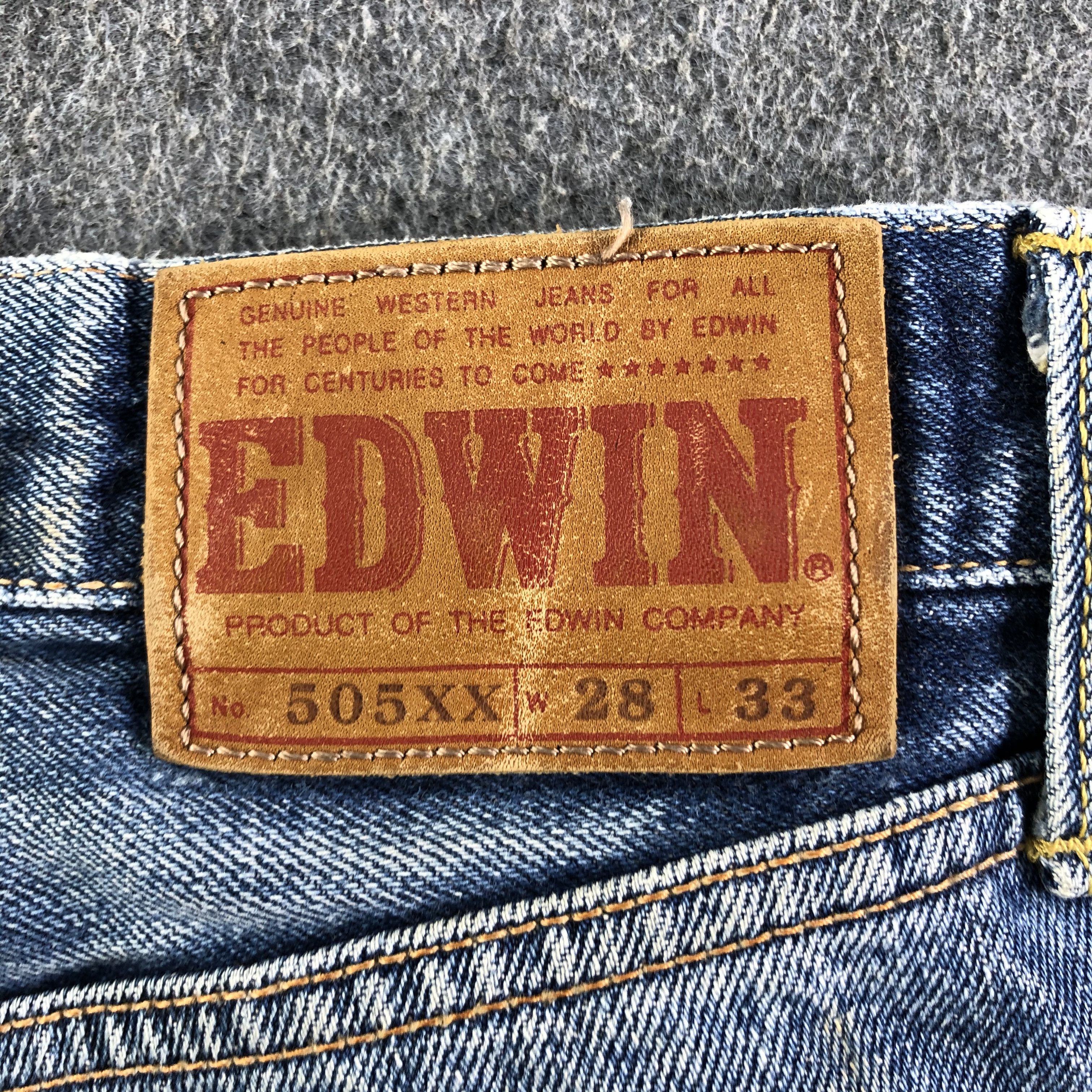 Edwin Vintage Blue Wash Edwin 505 Selvedge Jeans-J2965 Size US 28 / EU 44 - 5 Thumbnail
