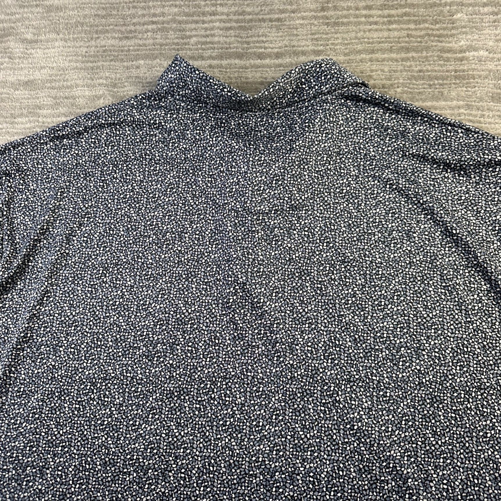 Hogan Ben Hogan Polo Shirt Mens 3XL Gray All Over Print Golf Performance Shirt Short Sleeve Collared Button Polo Geometric Logo Waist Size US XXL / EU 58 / 5 - 4 Thumbnail
