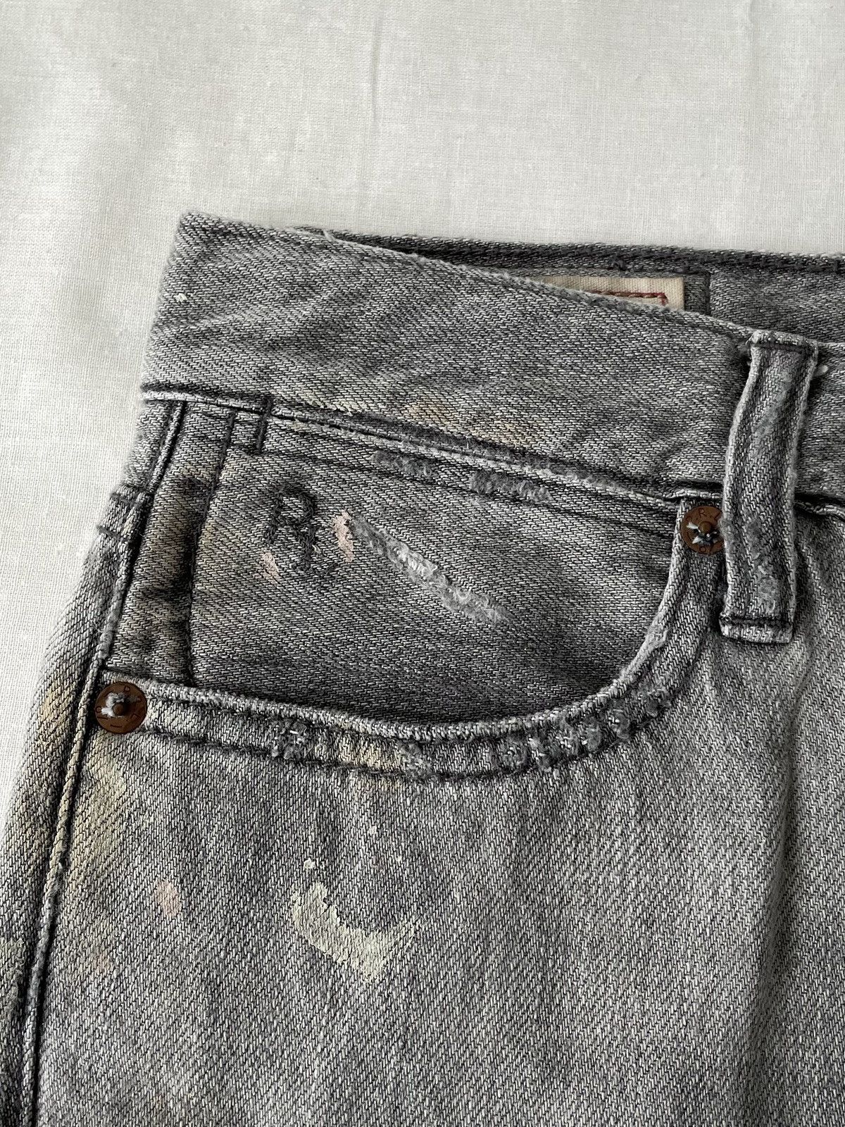 Polo Ralph Lauren Polo Ralph Lauren Astor Slim Boyfriend Paint Splatter Jeans Size 26" / US 2 / IT 38 - 5 Thumbnail