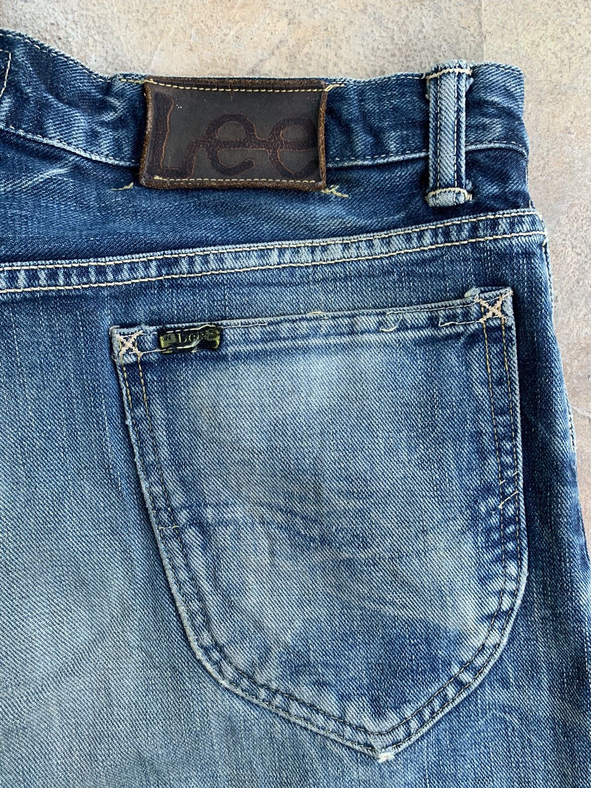 Lee Vintage Lee Raiders Selvedge Rusty Distressed Denim Size US 32 / EU 48 - 8 Thumbnail