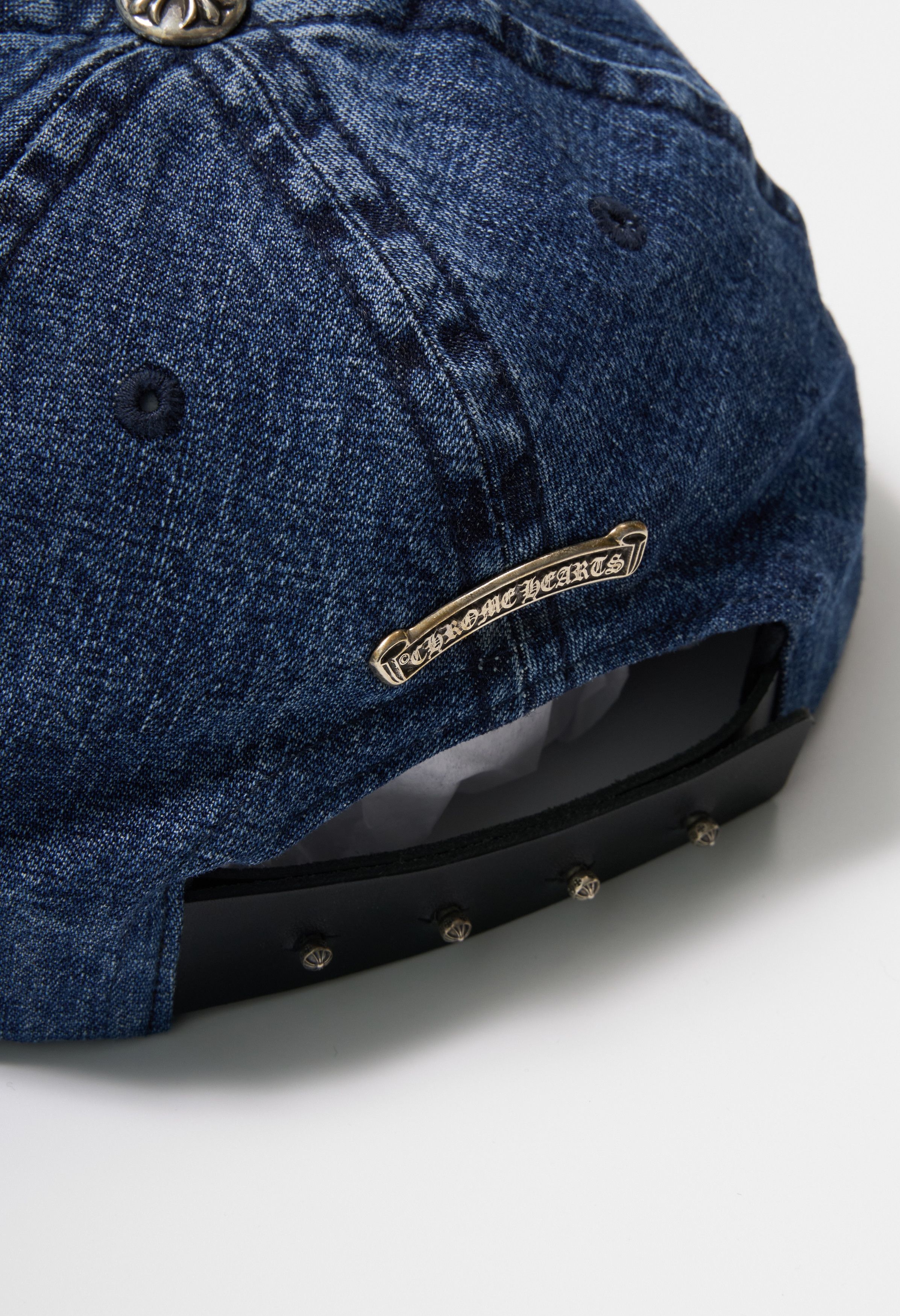 Chrome Hearts Chrome Hearts Slouchy 5 Panel Cap denim Size ONE SIZE - 4 Thumbnail