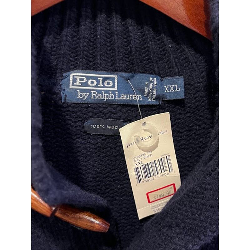Polo Ralph Lauren NWT VTG NOS Polo Ralph Lauren Navy 4 Toggle Sweater Wool XXL Size US XXL / EU 58 / 5 - 3 Thumbnail