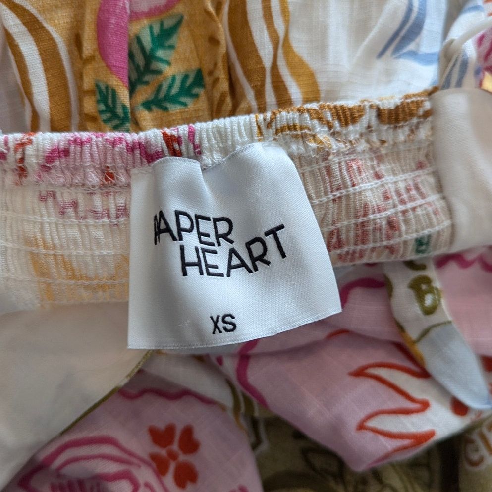 Anthropologie Paper Heart x Anthropologie Citron Soleil Coastal Midi Dress Size XS / US 0-2 / IT 36-38 - 7 Thumbnail