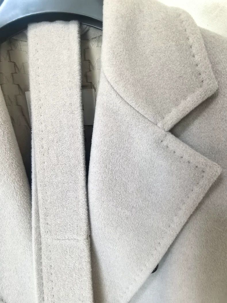Max Mara Max Mara 101 801 Classic Coat, Sand Size XXS / US 00 / IT 34 - 9 Thumbnail