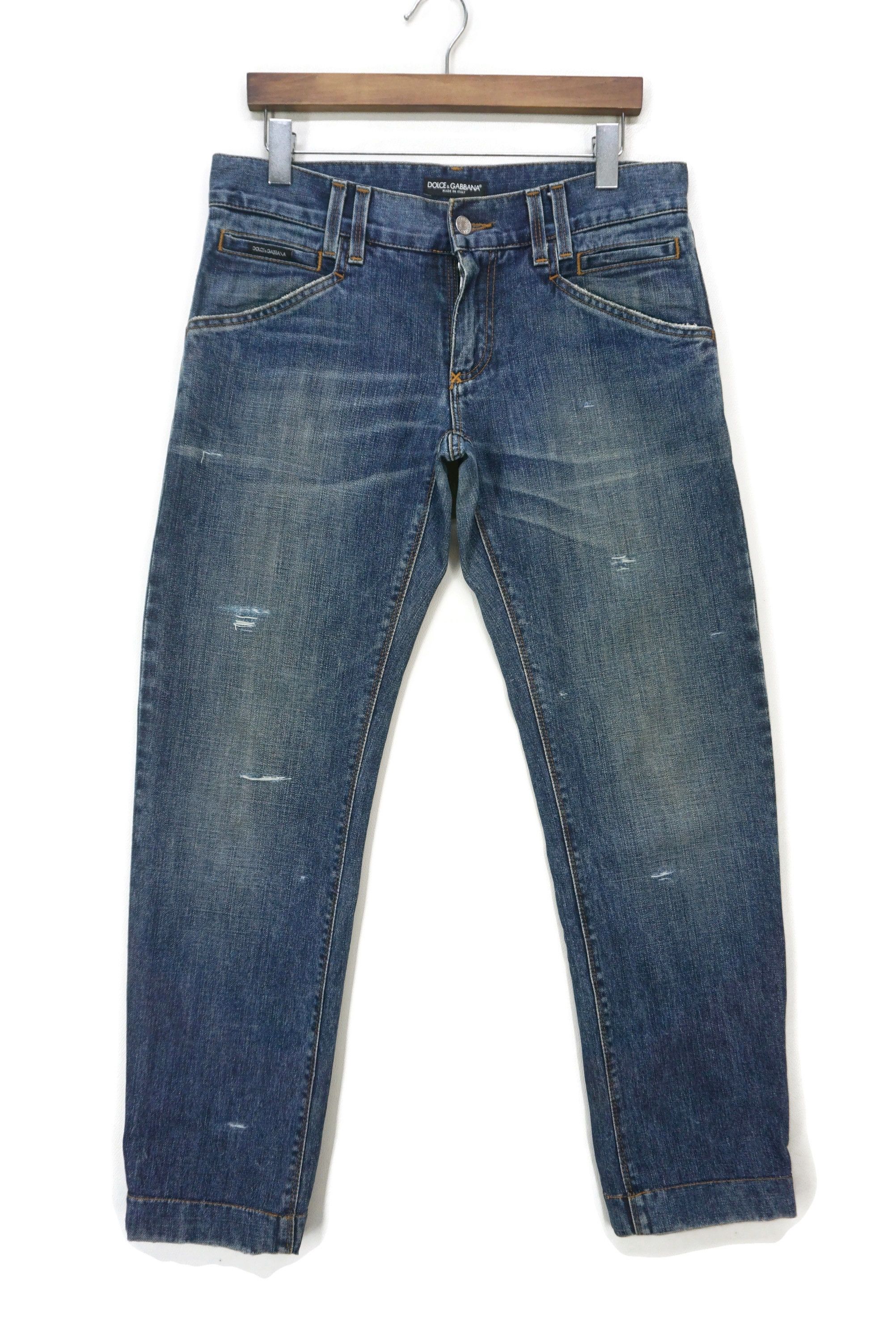 Dolce & Gabbana D&G Jeans Size W34xL29 14 Classic Ankle Denim Made in Italy Size US 30 / EU 46 - 1 Thumbnail