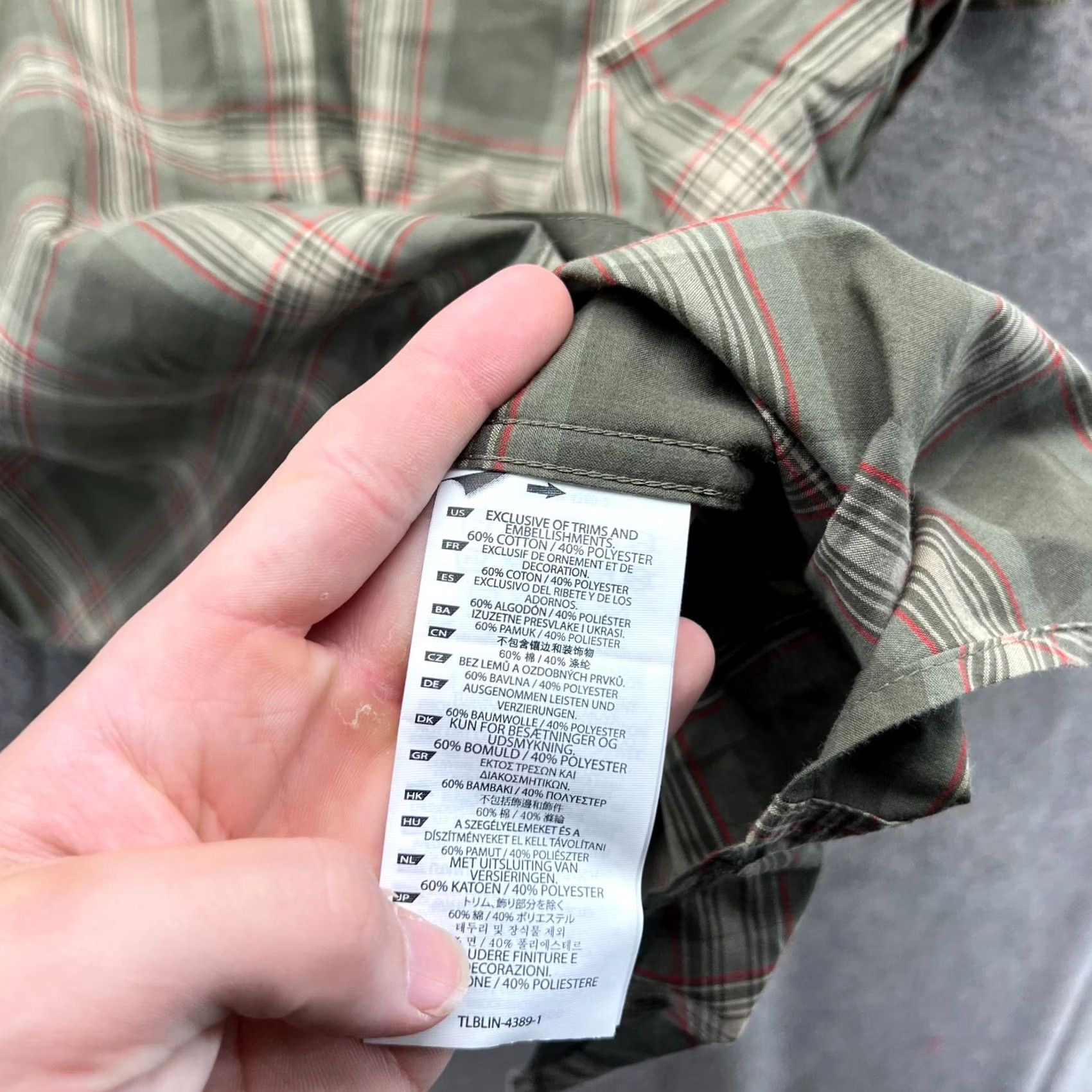 Vintage 5.11 Tactical Shirt Men XL Green Button-Down Plaid Short Sleeve Shirt Size US XL / EU 56 / 4 - 4 Thumbnail