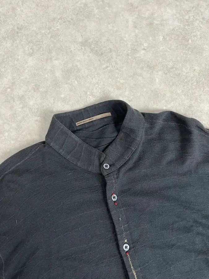 Marithe + Francois Girbaud SS2008 Marithé + François Girbaud Black Pleats Light Shirt Size US L / EU 52-54 / 3 - 5 Thumbnail