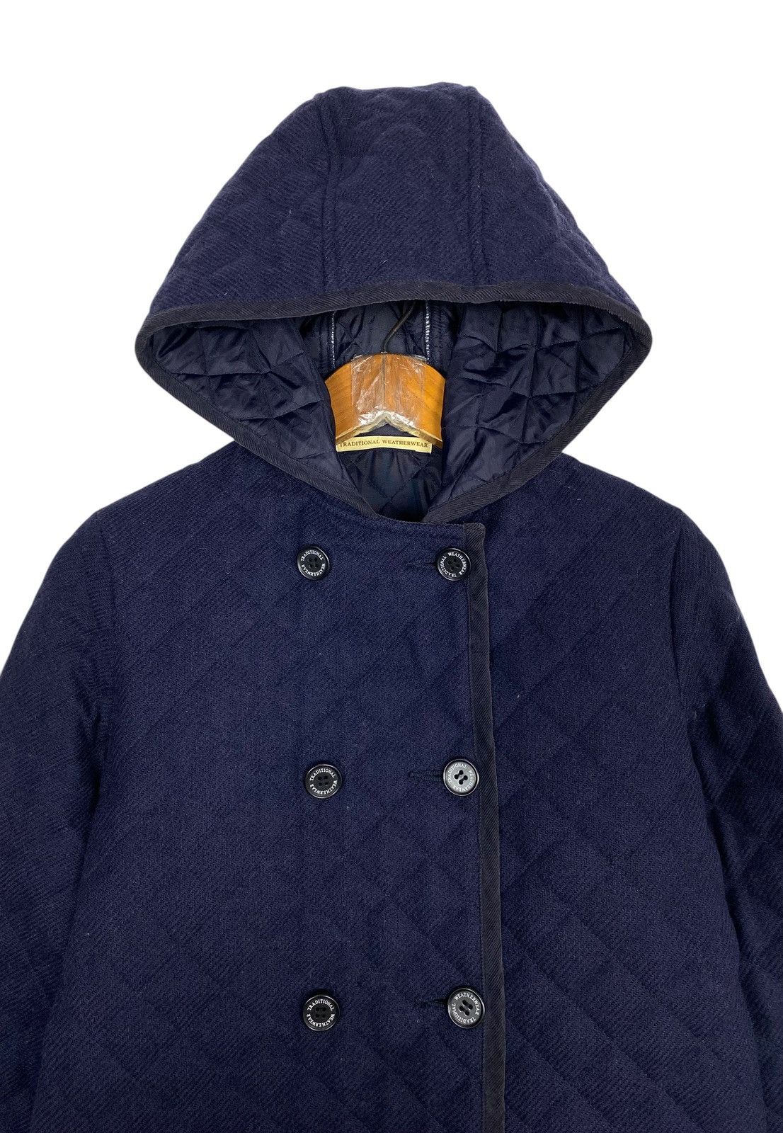 Traditional Weatherwear Rare‼️ Traditional Weatherwear Quilted Hoodie Size XS / US 0-2 / IT 36-38 - 4 Thumbnail