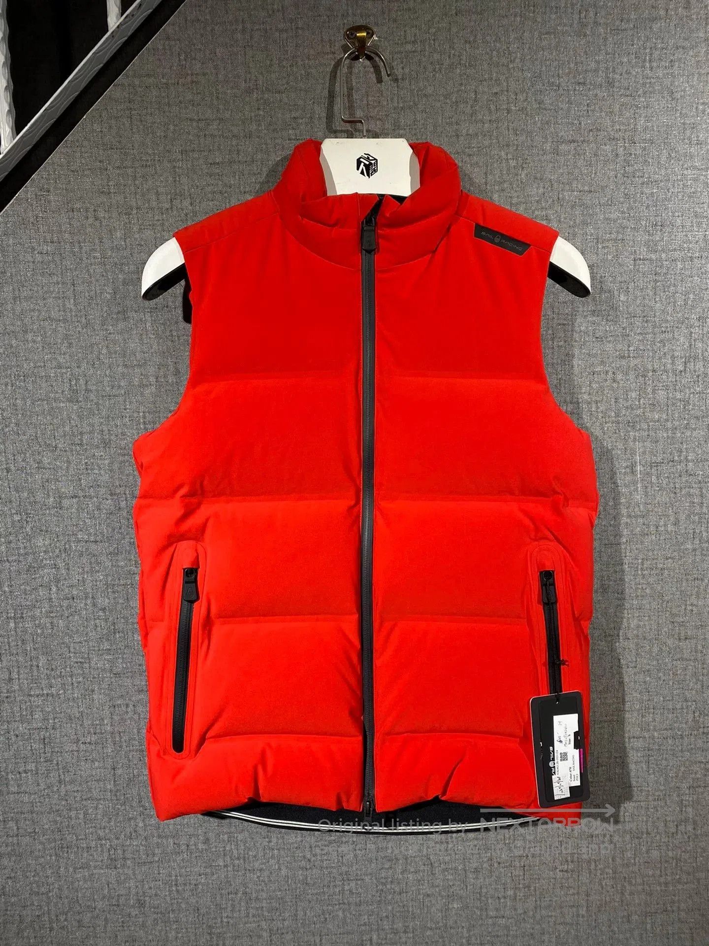 Nautica red lightweight down vest unisex. Size US S / EU 44-46 / 1 - 1 Thumbnail