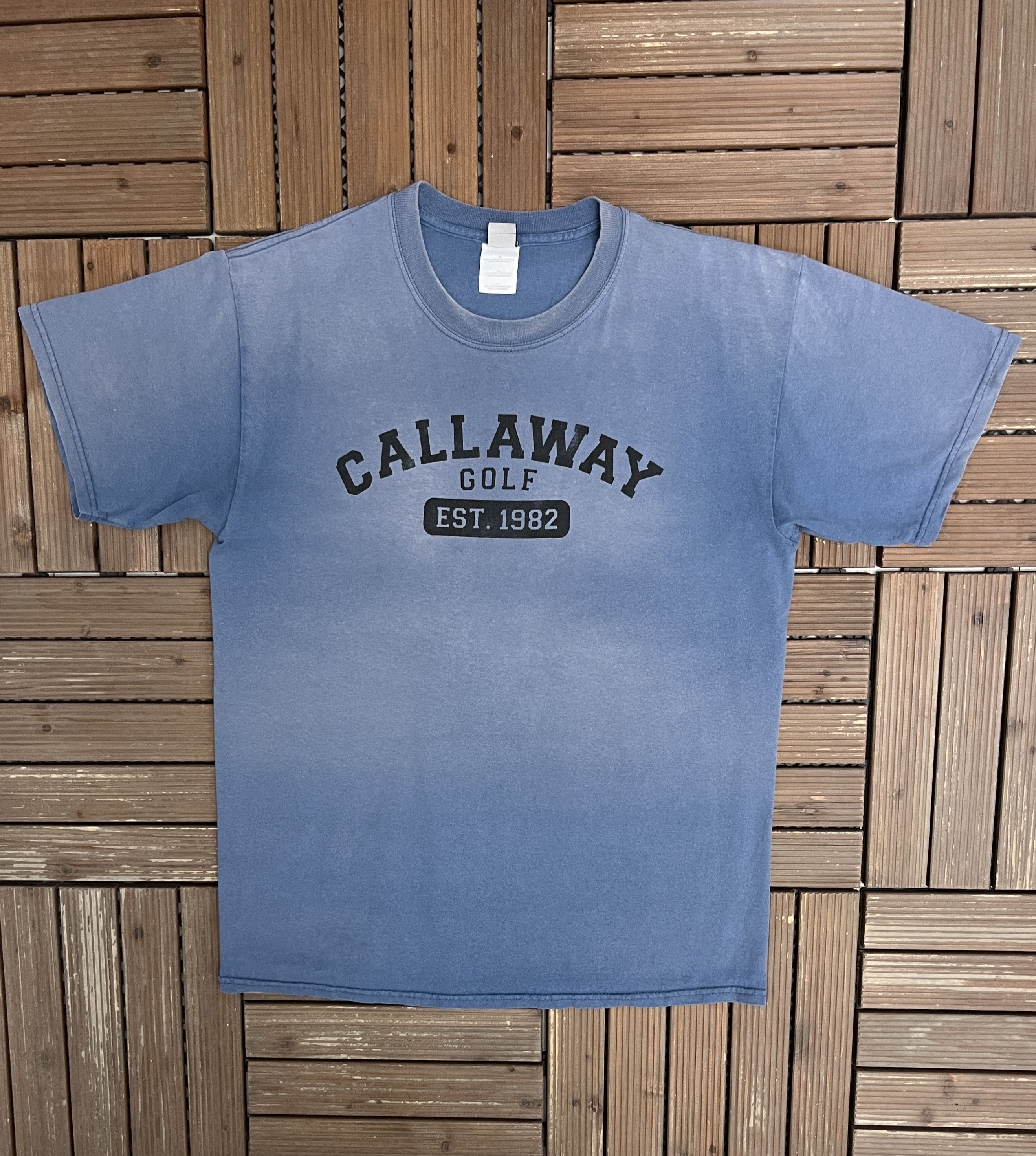 Callaway Golf × Vintage Callaway Golf Est. 1982 Vintage Blue T-Shirt Tee Size US L / EU 52-54 / 3 - 1 Thumbnail