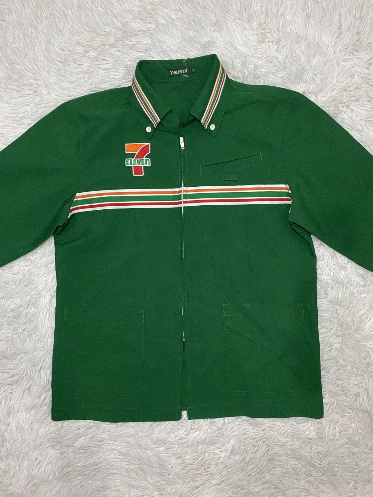 Japanese Brand × Vintage Vintage 7 Eleven Workers Jacket Size US XS / EU 42 / 0 - 1 Thumbnail