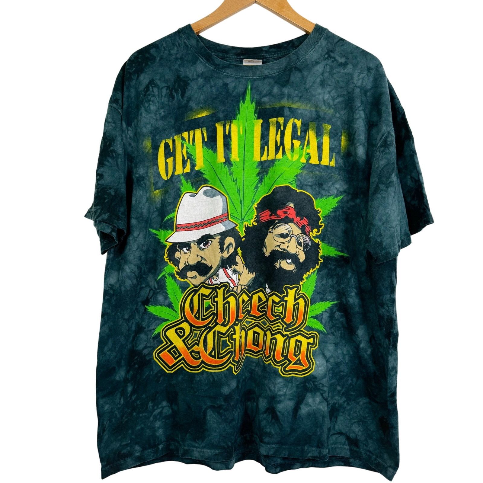 Anvil Vintage Cheech and Chong Get It Legal Tie Dye Hippie Size US XL / EU 56 / 4 - 2 Thumbnail