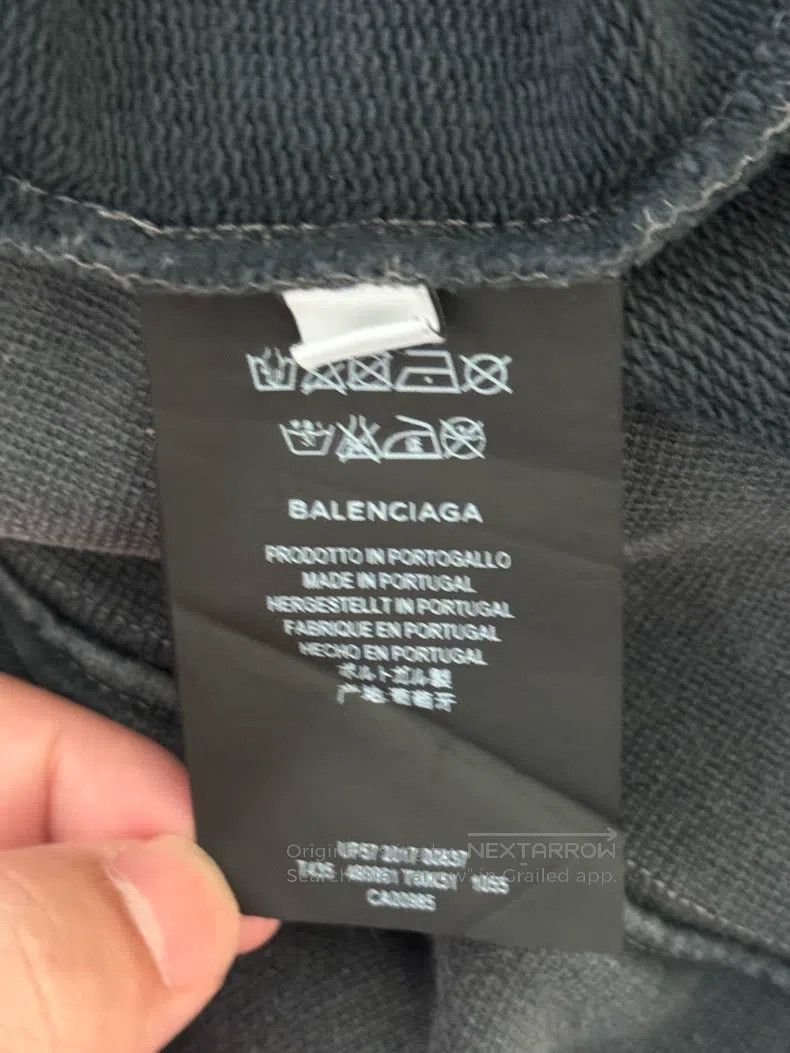 Balenciaga Balenciaga Washed gray sinner sweatshirt Size US S / EU 44-46 / 1 - 4 Thumbnail