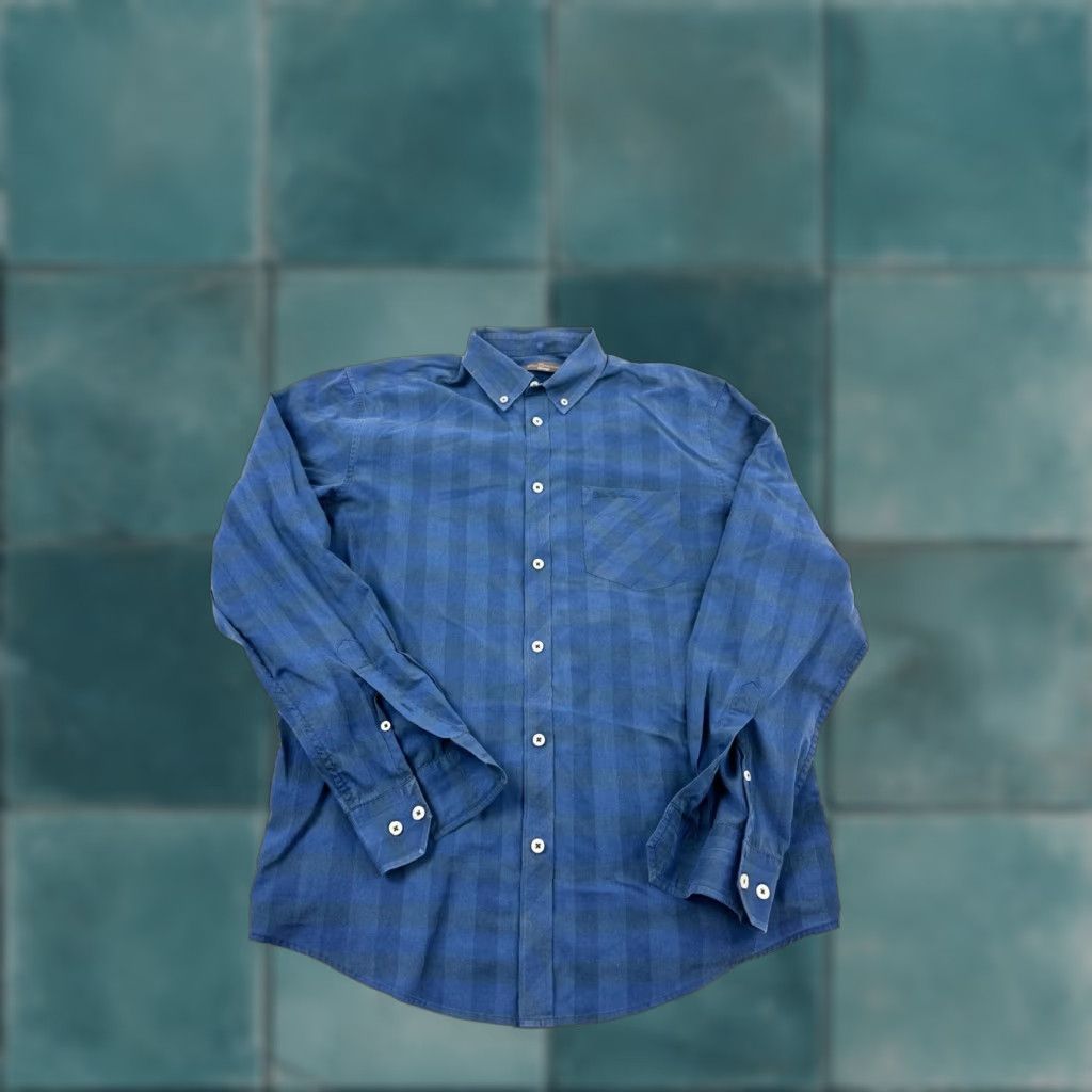 Ben Sherman Ben Sherman Shirt Men Medium Blue Plaid Button-Down Chest Pocket Casual Vintage? No — (no vintage) Regular Fit Size US M / EU 48-50 / 2 - 1 Thumbnail