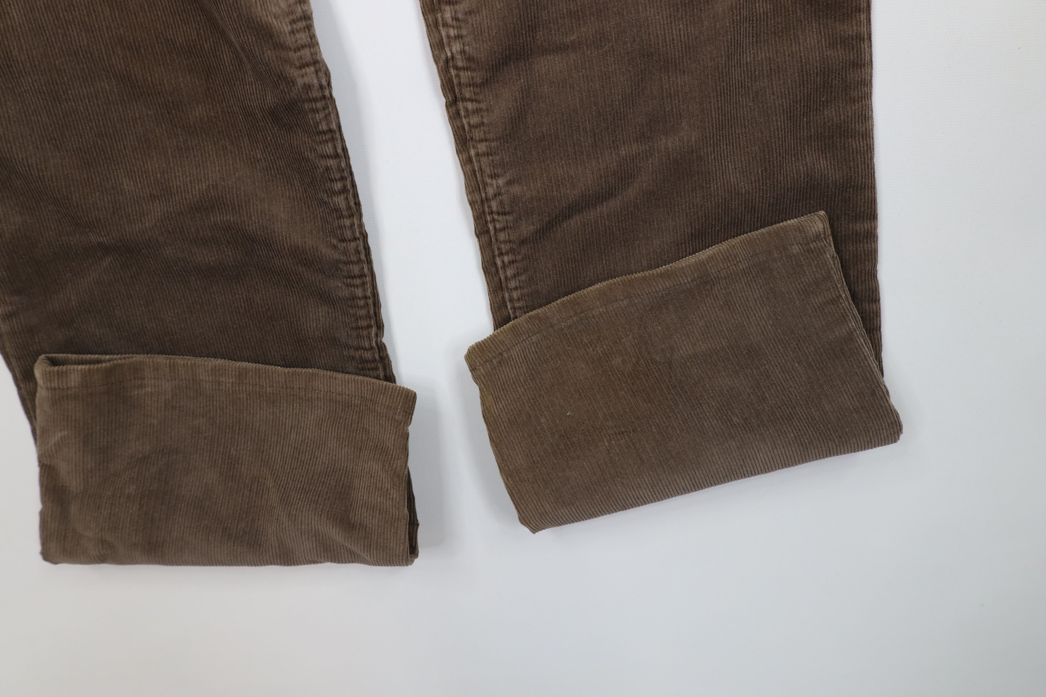 Levi's Vintage 80s Levis Leg Corduroy Chino Pants Brown USA Size US 32 / EU 48 - 6 Thumbnail