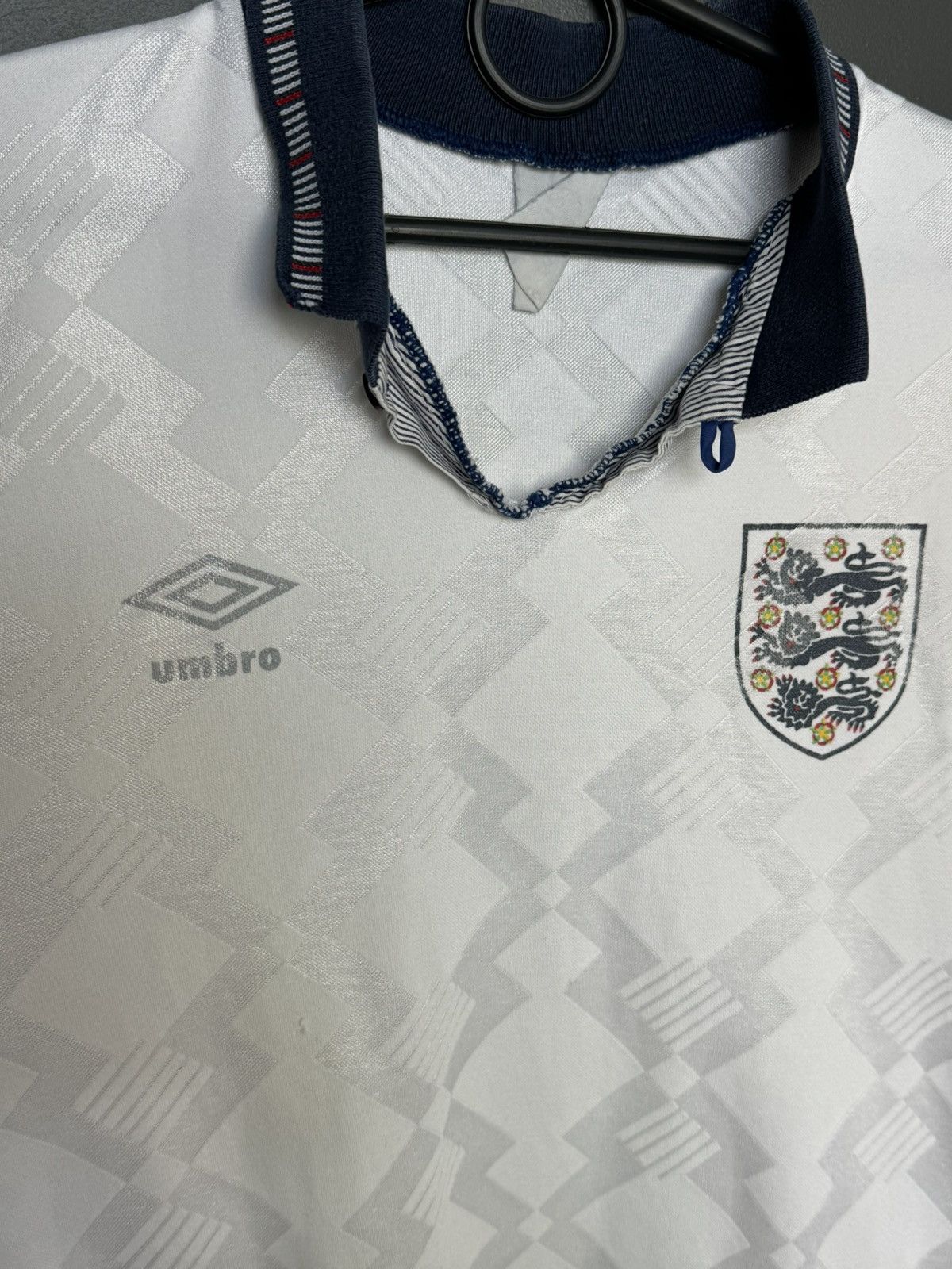 Umbro England National Team 90/92 Home Football Jersey T-Shirt Size US M / EU 48-50 / 2 - 3 Thumbnail