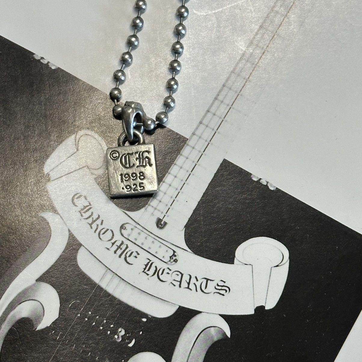 Chrome Hearts CHROME HEARTS FRAMED FLORAL PENDANT | Grailed