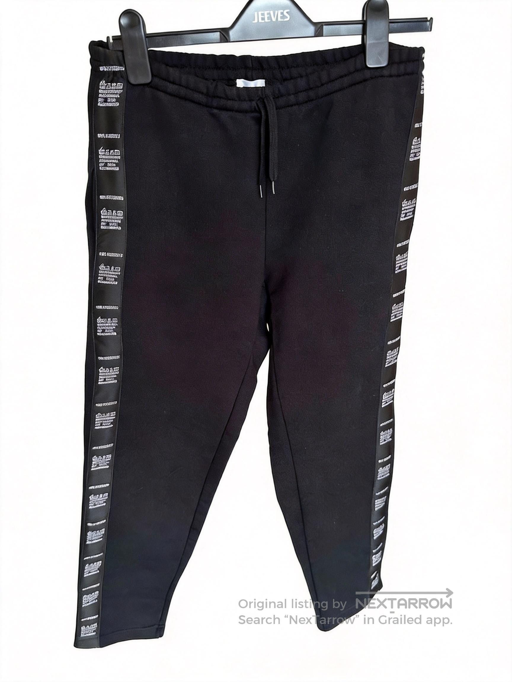 Vetements Vetements x Reebok black biker track pants | Grailed