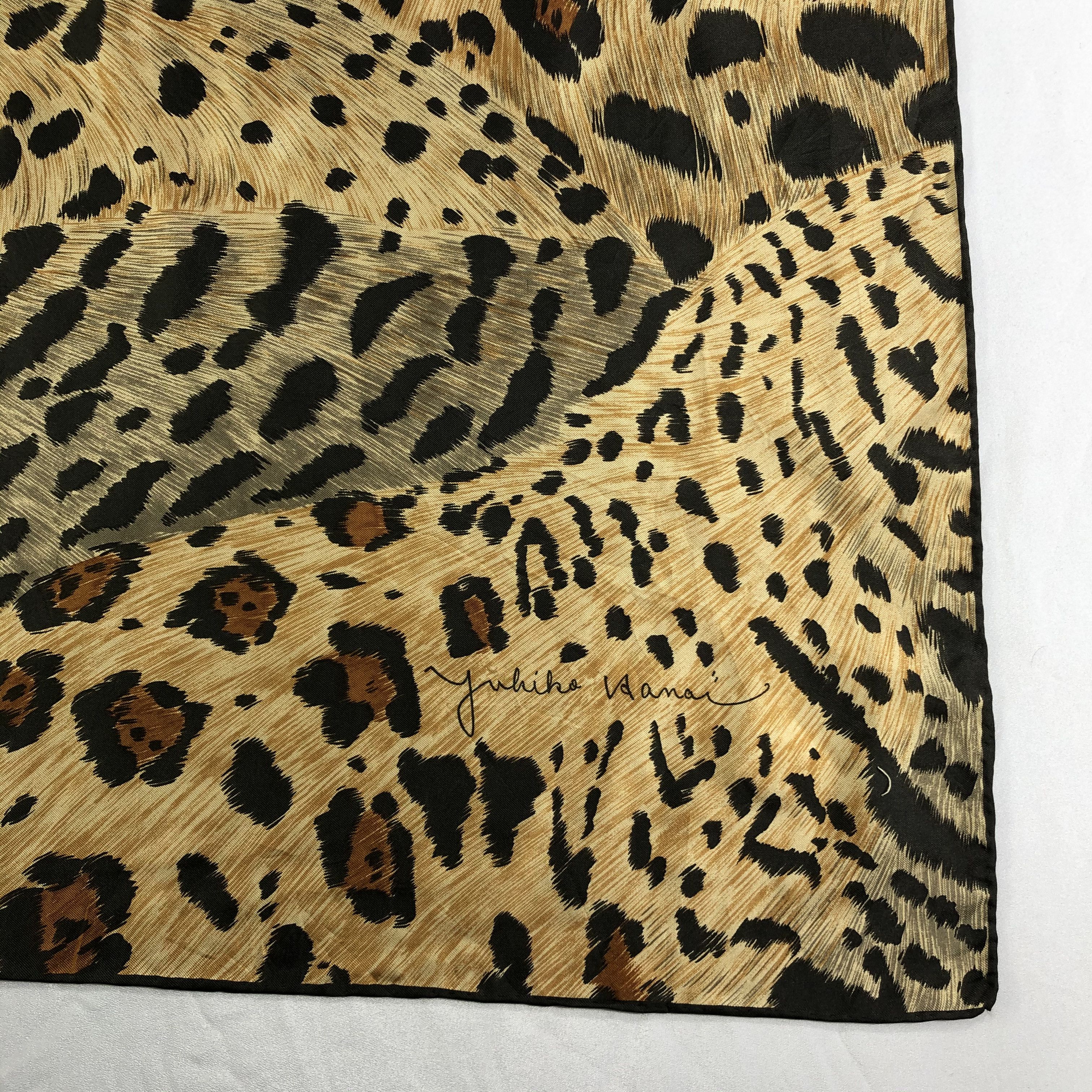Vintage Vintage Yukiko Hanai Silk Scarf Size ONE SIZE - 3 Thumbnail