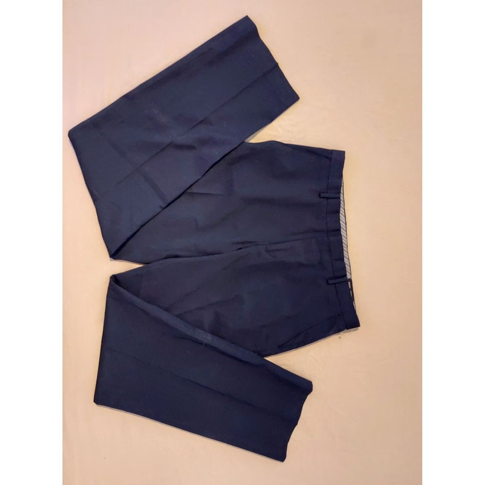 Banana Republic Banana Republic Mens Wool Dress Pants 33x34 Black Khaki Chino Trouser Dress Pants Wool Ban Republic Mens 33 34 Black Size US 33 - 2 Thumbnail