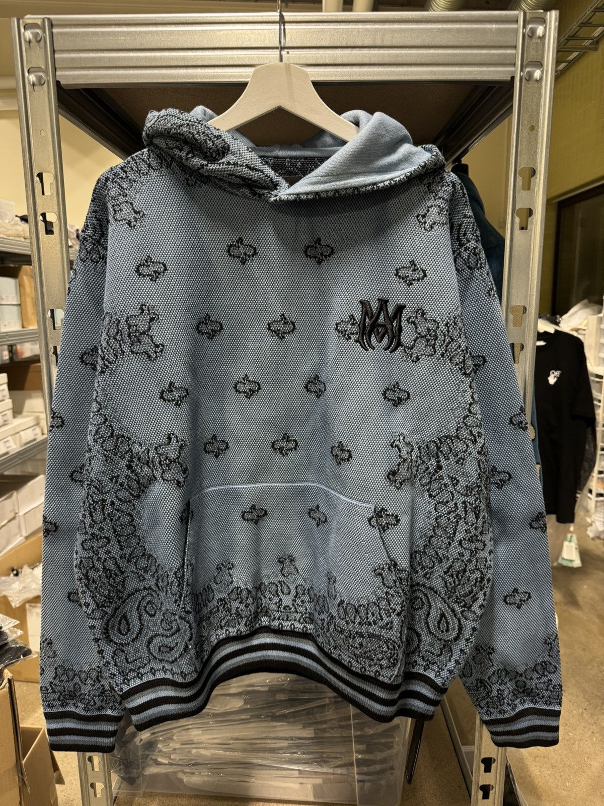 Amiri Bandana MA Hoodie NEW 1400$