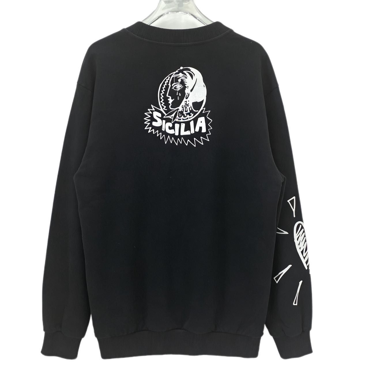 Dolce & Gabbana Dolce & Gabbana Casual Pullover Graffiti Sweatshirt K26WX Size XL / US 12-14 / IT 48-50 - 2 Thumbnail