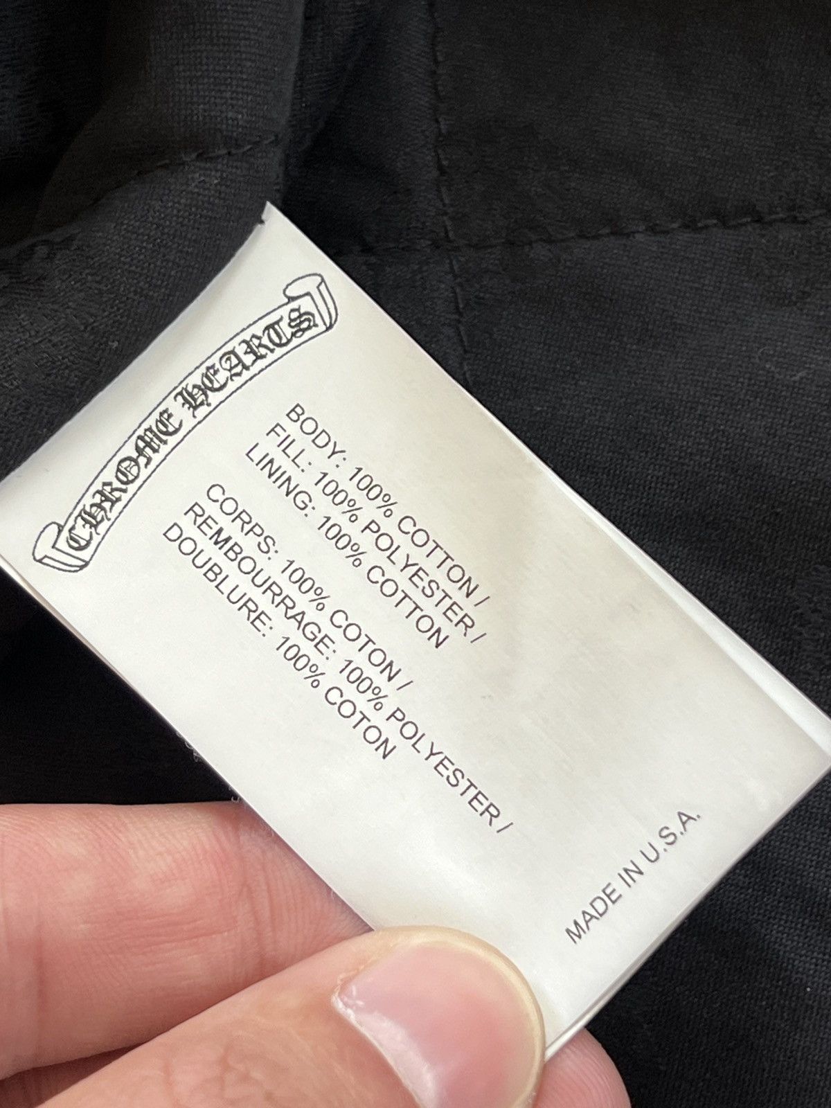 Chrome Hearts Rare Chrome Hearts Quilt Lined Flannel Size US M / EU 48-50 / 2 - 11 Thumbnail