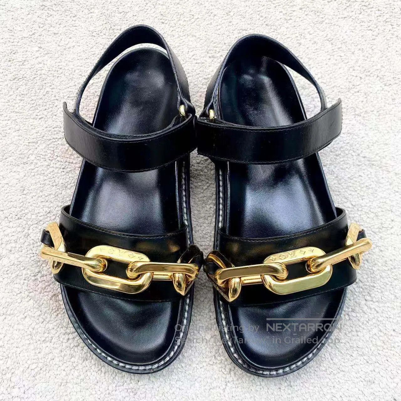 Other Louis Vuitton Flat sandals with metal chains| Size US 6 / IT 36 - 2 Thumbnail