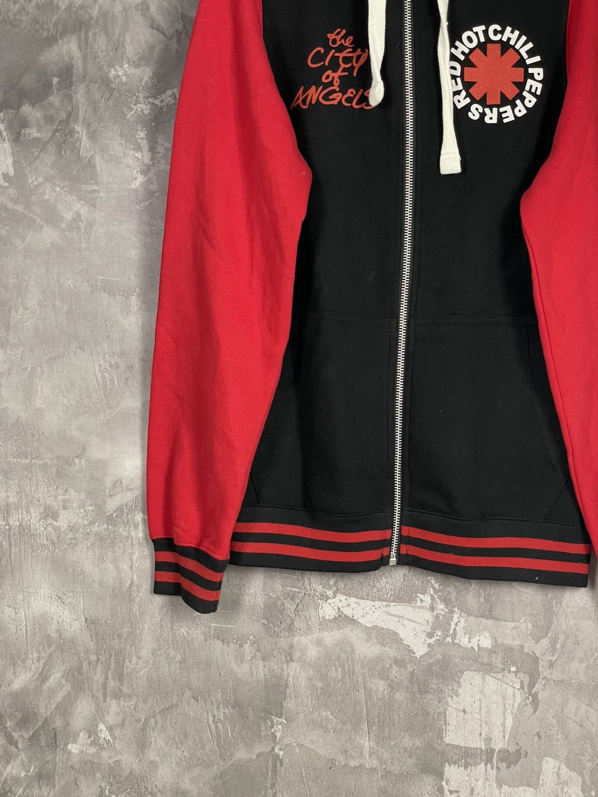 Band Tees × Vintage Vintage 90s RHCP Red Hot Chilli Peppers Zip Hoodie Big Logo Size US S / EU 44-46 / 1 - 5 Thumbnail