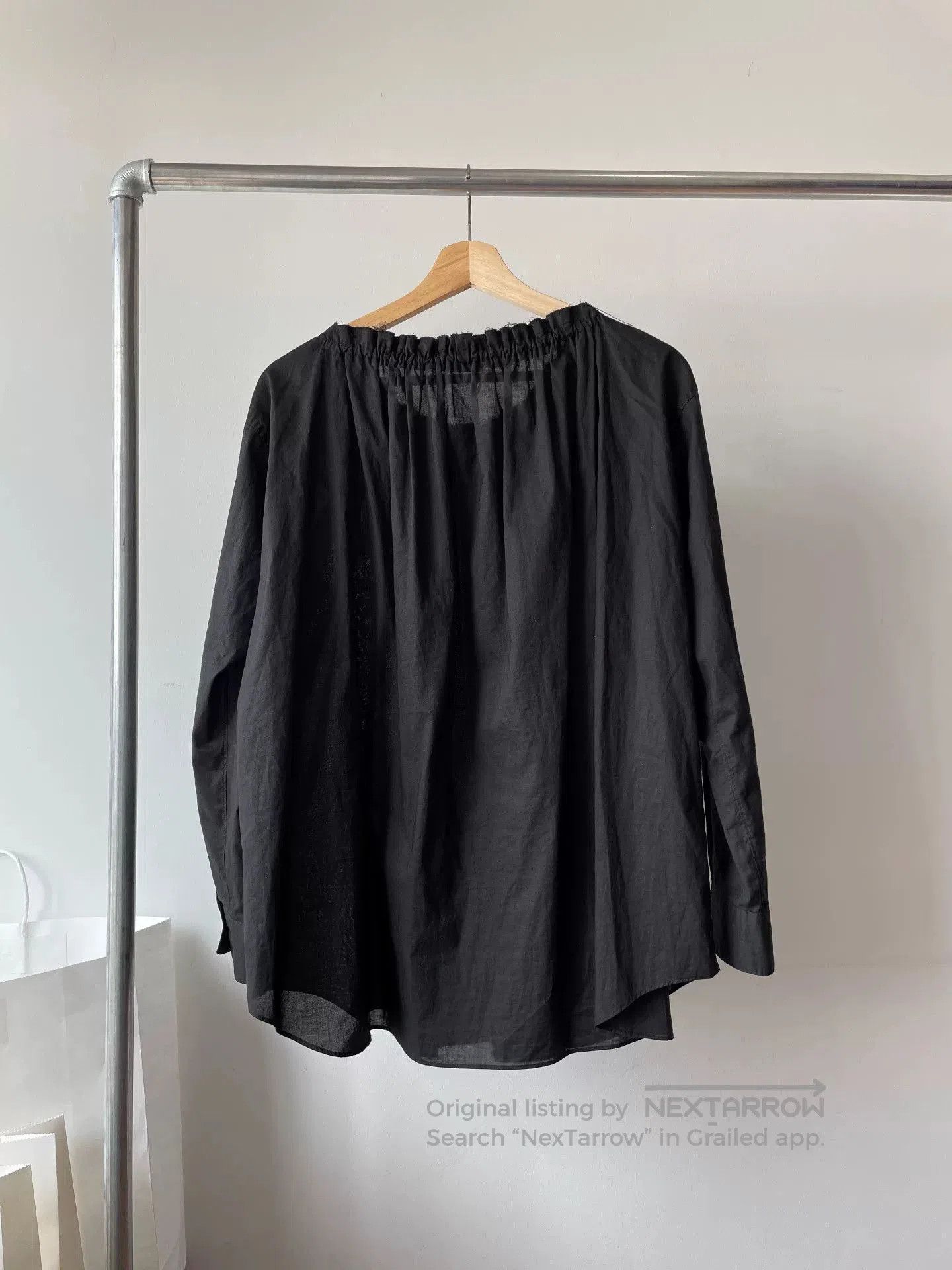 Rei Kawakubo Comme des Garcons Black Tie Shirt. Size S / US 4 / IT 40 - 4 Thumbnail