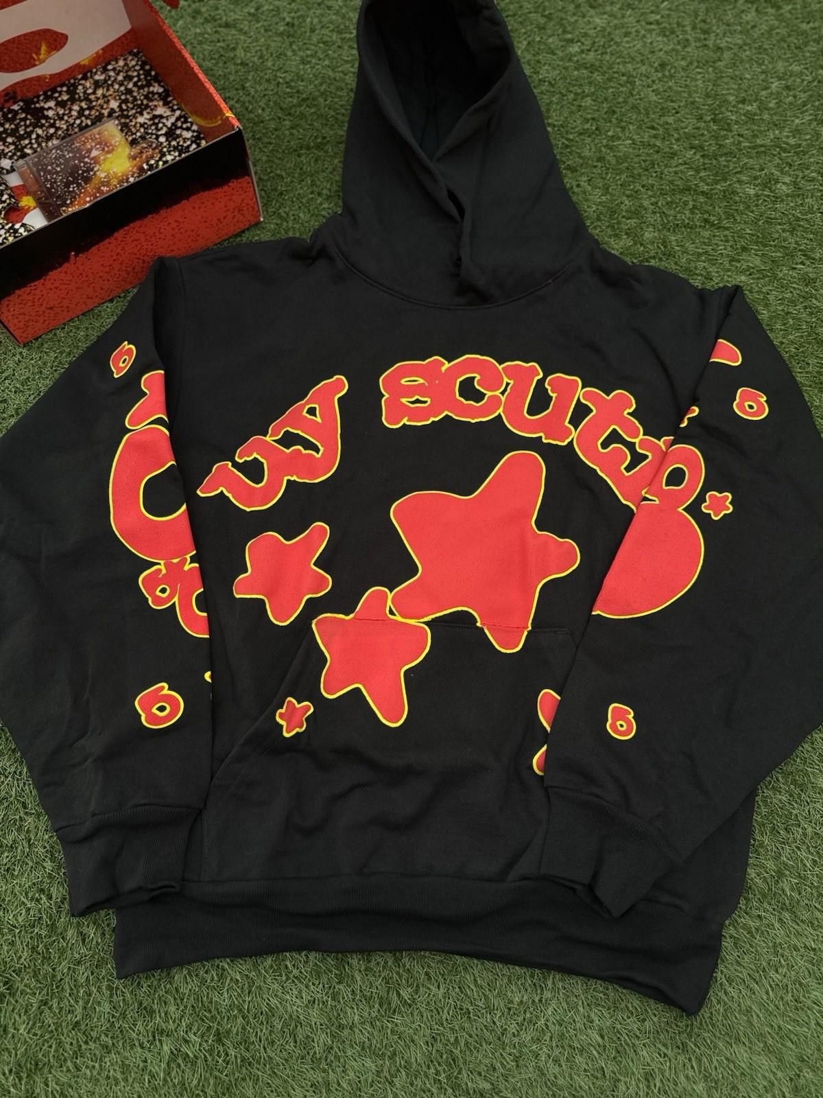 Sp5der Sp5der Worldwide Black Red Hoodie Size (Medium) NEW Box + CD Size US M / EU 48-50 / 2 - 5 Thumbnail