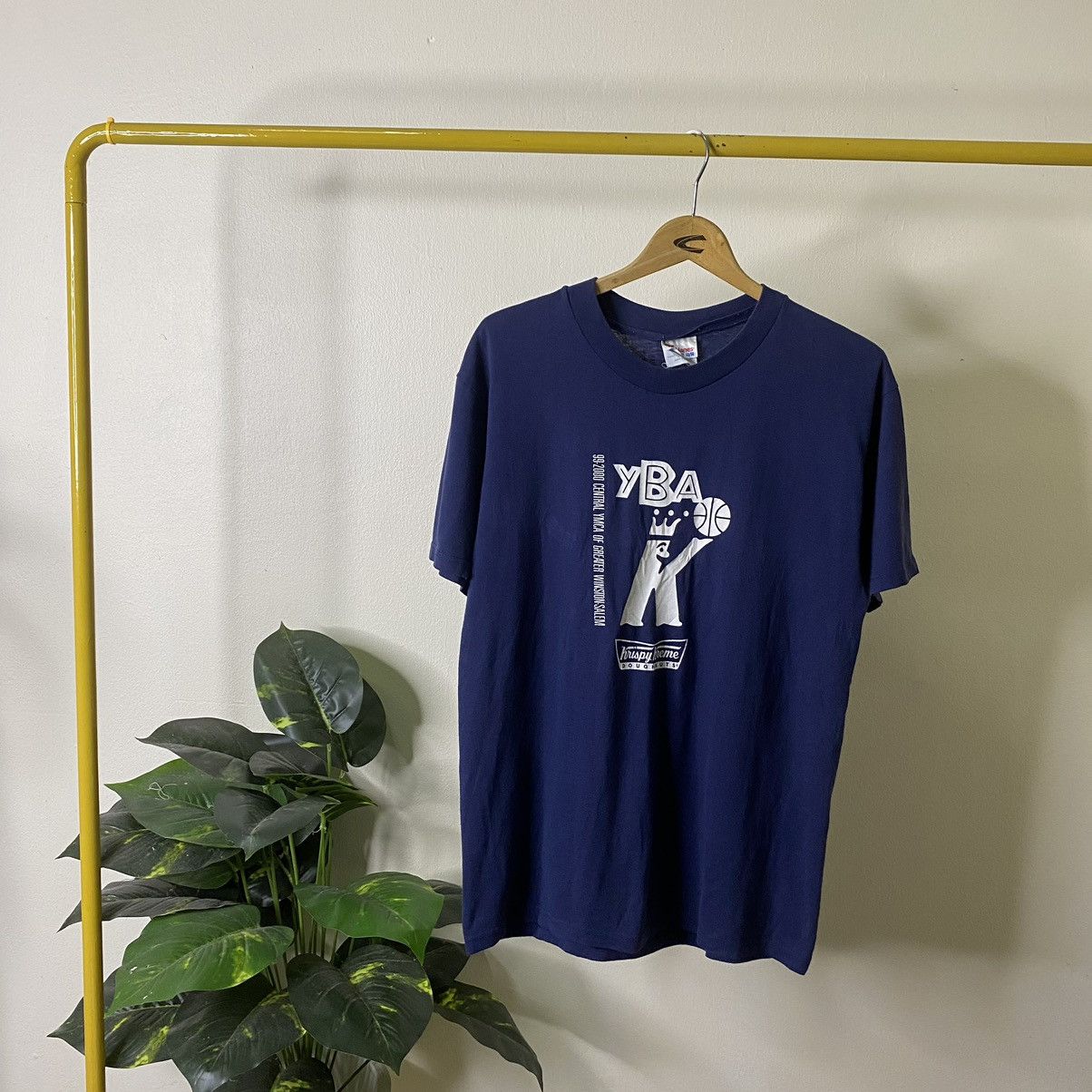 NBA Vintage 1990s YBA NBA Players YMCA Winston Salem Tee Size US M / EU 48-50 / 2 - 1 Thumbnail