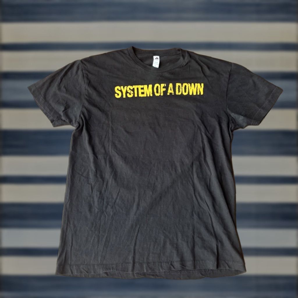 Vintage System Of A Down T-Shirt Men Large Black Mezmerize Eye Clock Band Tour Metal Grunge Size US L / EU 52-54 / 3 - 1 Thumbnail