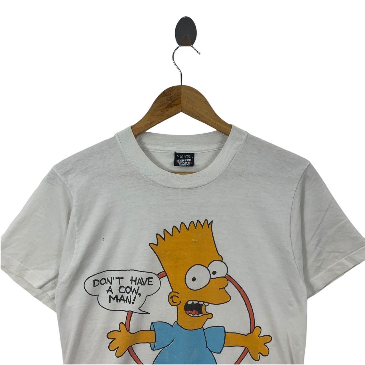 The Simpsons Vintage 1991 THE SIMPSON BART Dont Have A Cow Tee Size US M / EU 48-50 / 2 - 2 Thumbnail