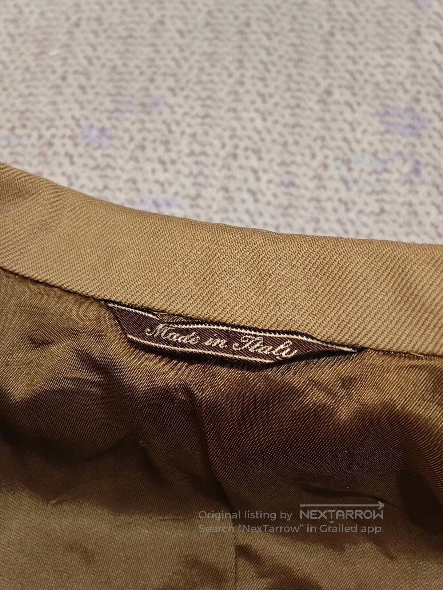 Ermenegildo Zegna Zegna Beige Wool Blend Suit Jacket. Size US S / EU 44-46 / 1 - 8 Thumbnail