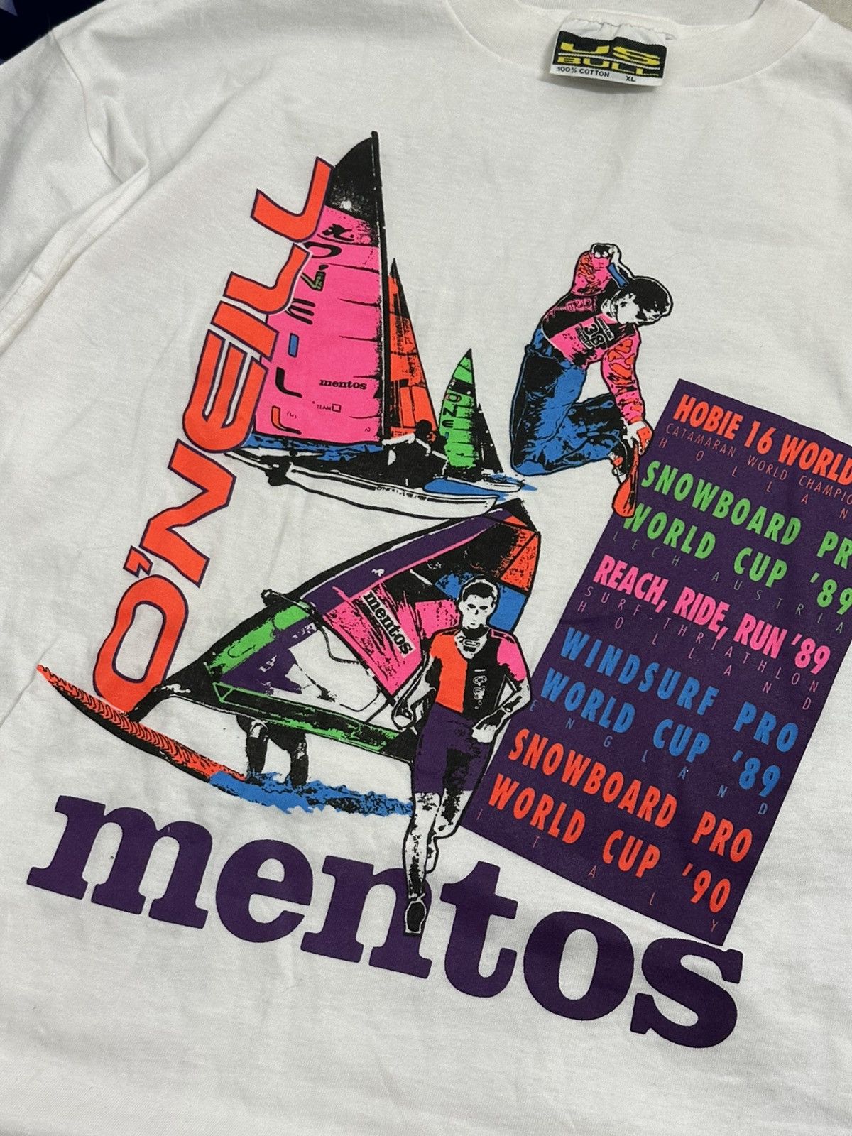 O'Neill Vintage O'Neill x mentos big logo t-shirt Size US XL / EU 56 / 4 - 7 Thumbnail