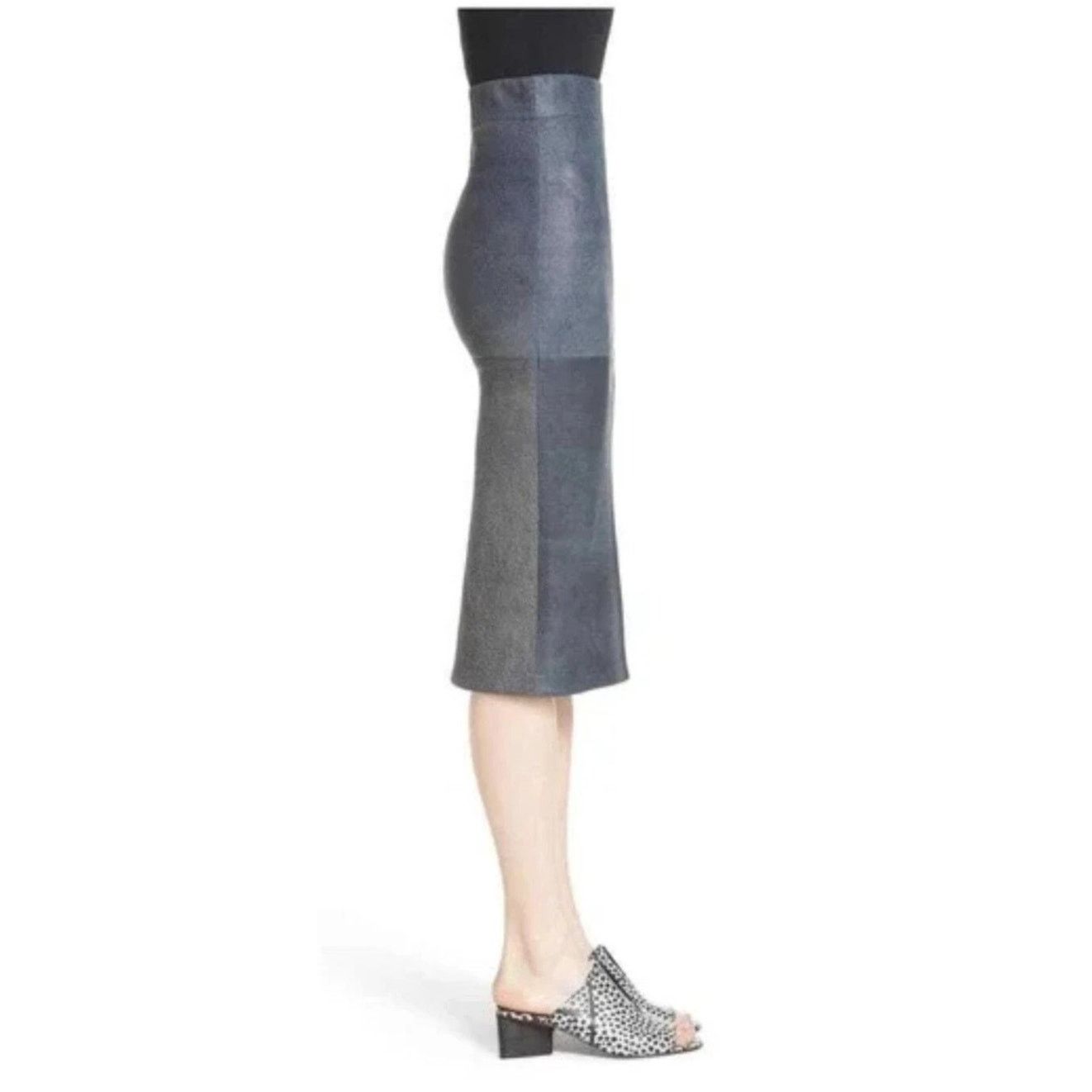 Zero + Maria Cornejo ZERO + MARIA CORNEJO Rai Leather Curved Skirt Size 6 Size 28" / US 6 / IT 42 - 3 Thumbnail