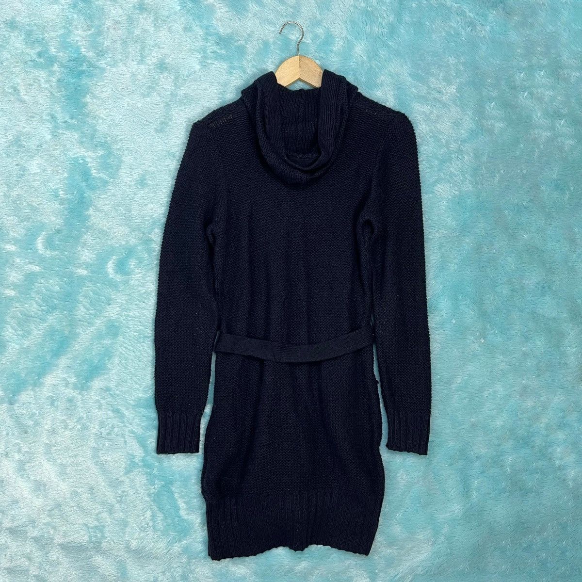 Uniqlo Uniqlo Navy Long Cardigan With Hooded Size M / US 6-8 / IT 42-44 - 2 Thumbnail