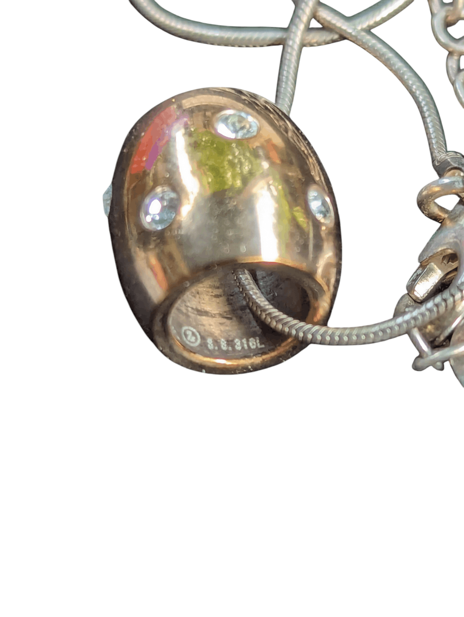Jewelry SILVER 925 NECKLACE with 316l Stainless Pendant Size ONE SIZE - 5 Thumbnail
