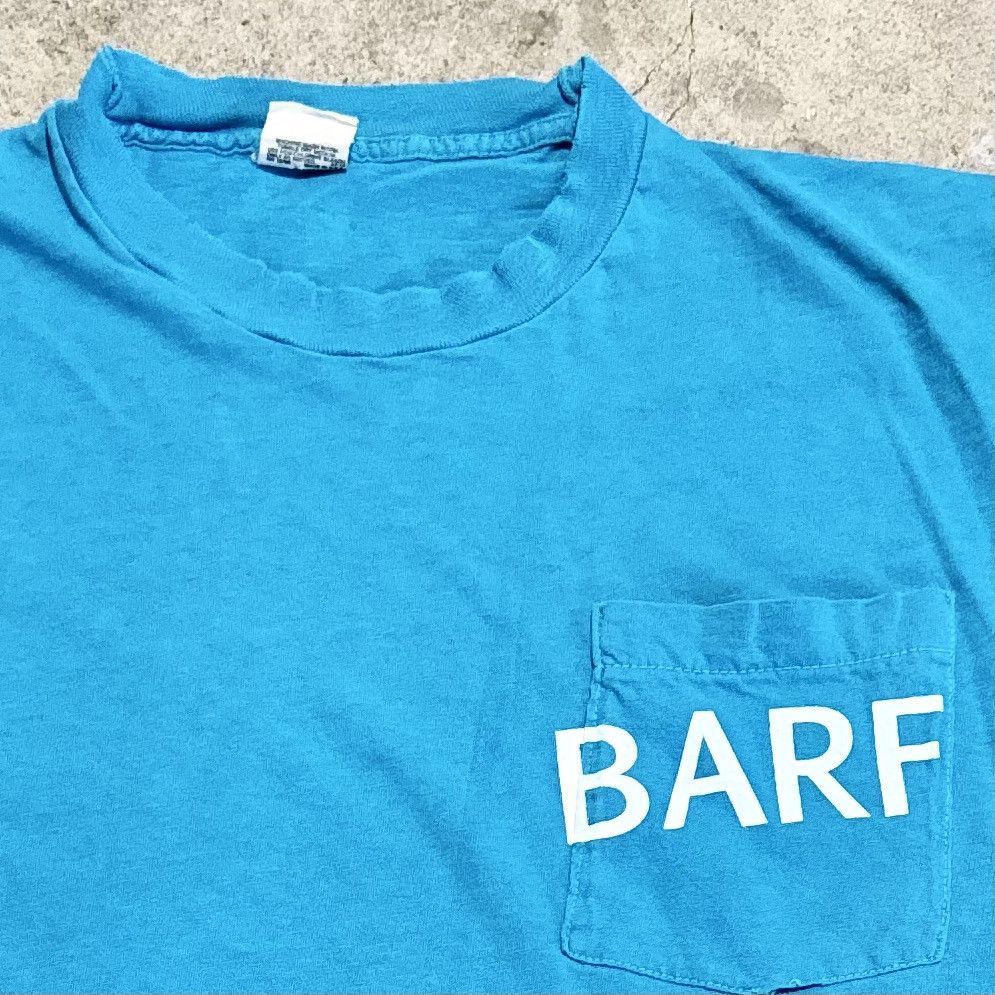 Vintage VINTAGE BLUE BARF POCKET TEE! Size US L / EU 52-54 / 3 - 3 Thumbnail