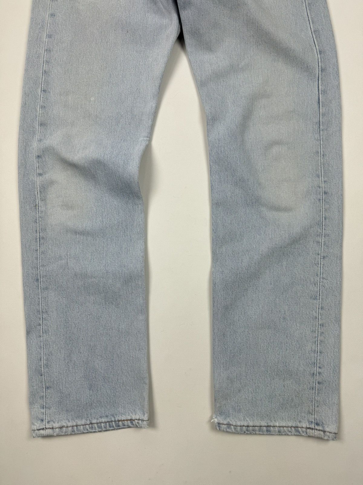 Levi's 1990's Vintage Levi's 501 USA Washed Distressed Blue Button Size US 32 / EU 48 - 7 Thumbnail