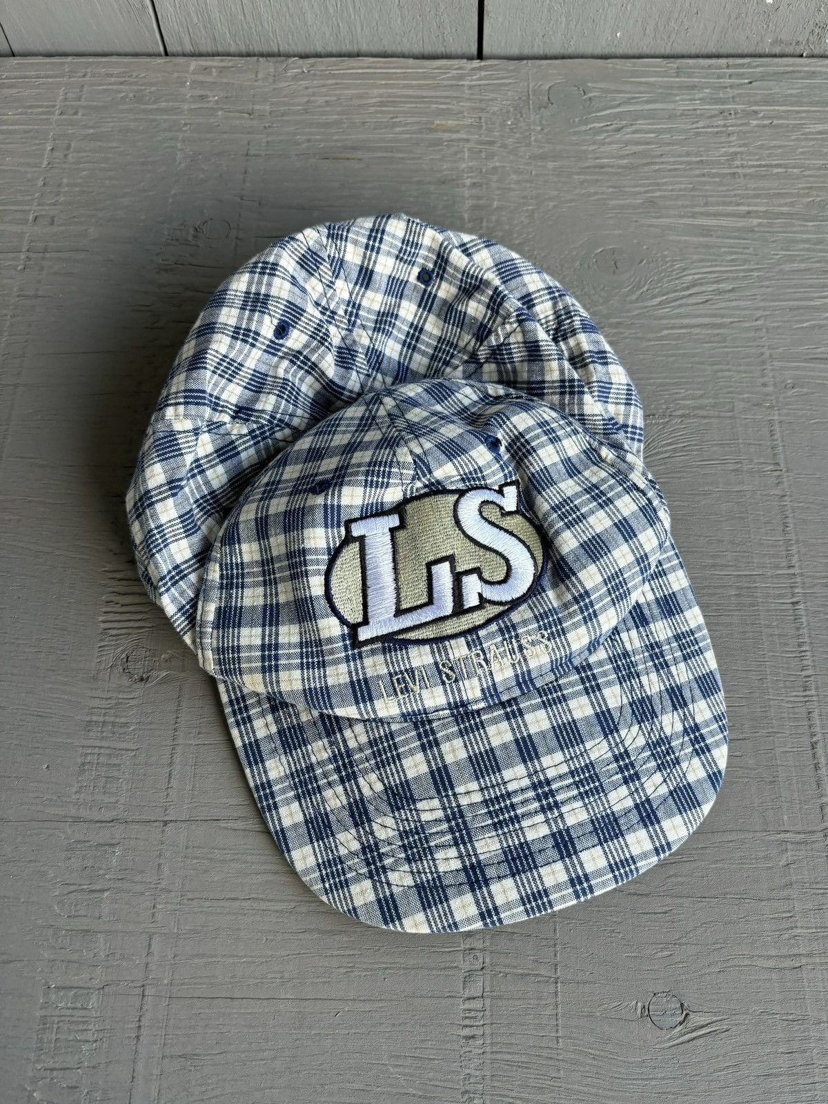 Levi's 1990s Levi's Cap 90s Vintage Plaid Baseball Hat Snapback Size ONE SIZE - 14 Thumbnail