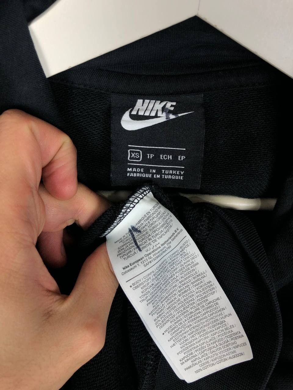 Nike Nike Black Basic Hoodie Logo size XS Size XS / US 0-2 / IT 36-38 - 8 Thumbnail