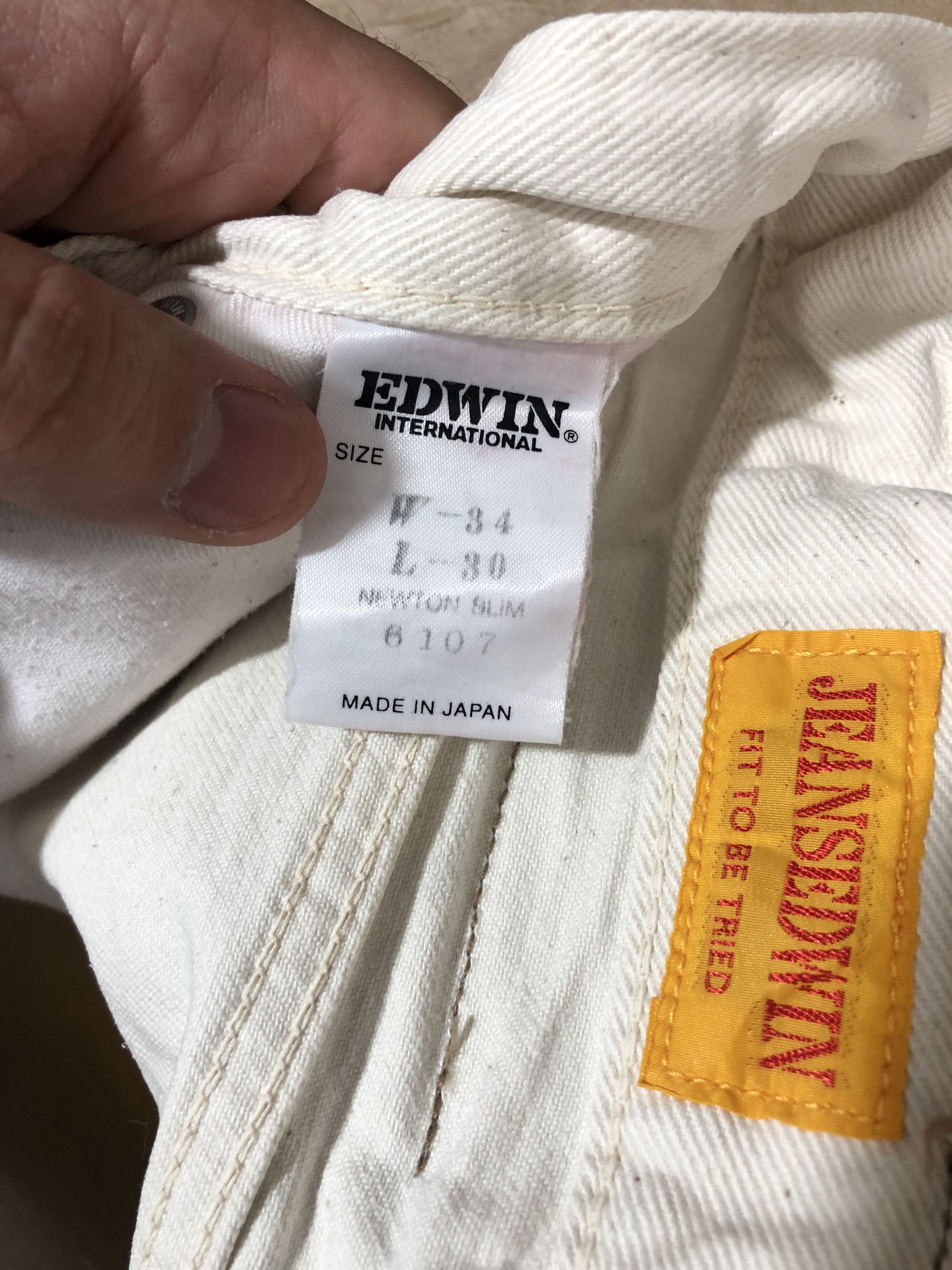 Edwin Edwin International Denim Jeans Pants Vtg size 34x30 Size US 34 / EU 50 - 10 Thumbnail