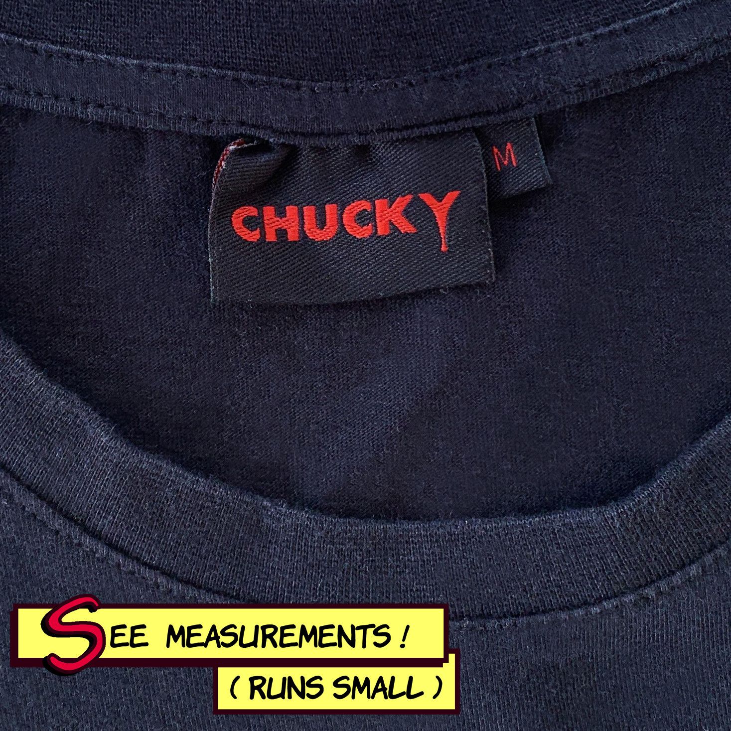 Other Y2K CHUCKY T shirt Movie Tee Horror Official Wanna Play? Size US S / EU 44-46 / 1 - 4 Thumbnail