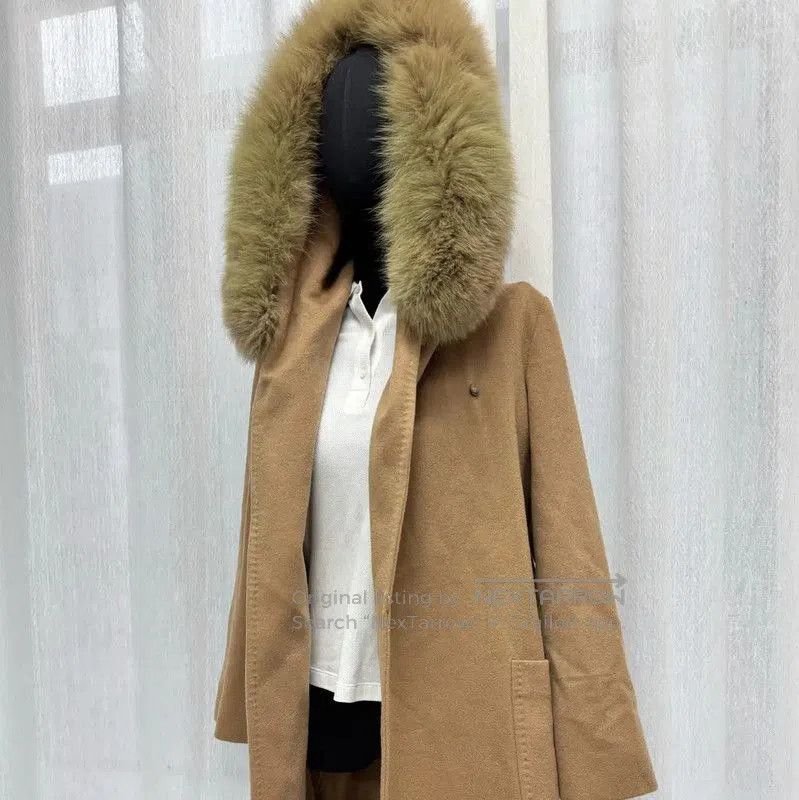 Max Mara MaxMara Camel Wool Blend Long Coat for Women . Size S / US 4 / IT 40 - 1 Thumbnail