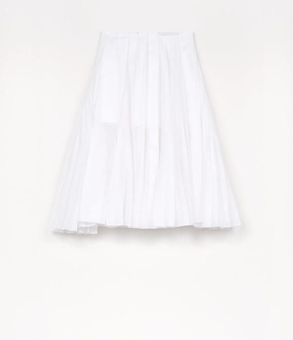 Jil Sander o1w1db10825 Skirt in White Size 25" / US 0 / IT 36 - 1 Thumbnail