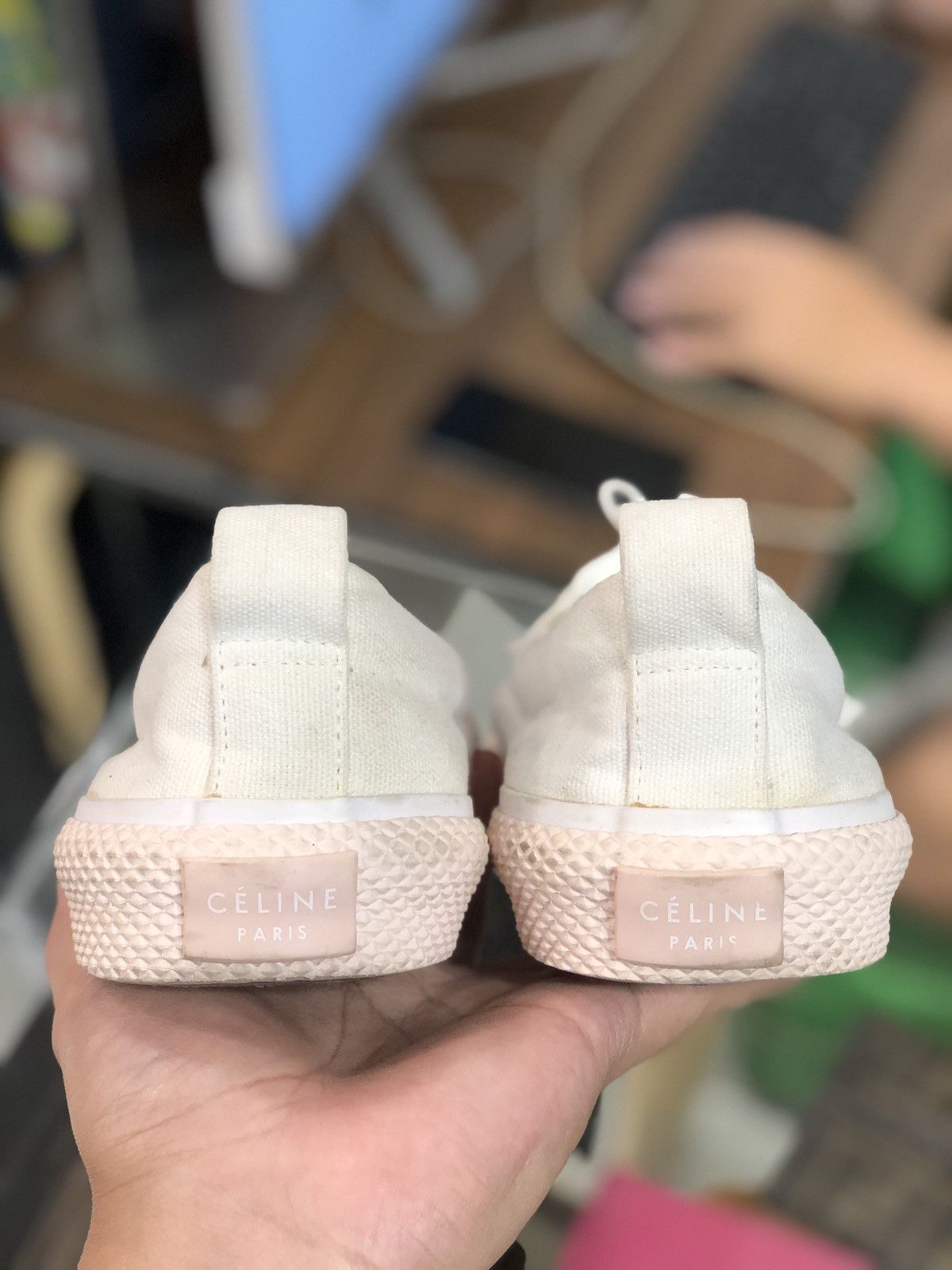 Celine Celine Paris Canvas Low Sneakers Size US 8 / IT 38 - 5 Thumbnail