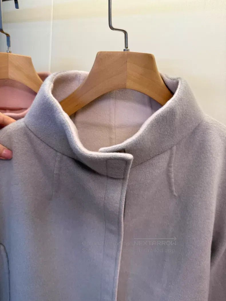 Loro Piana Loro Piana Double-Sided Baby Volcano Collar Cashmere Coat Size S / US 4 / IT 40 - 3 Thumbnail
