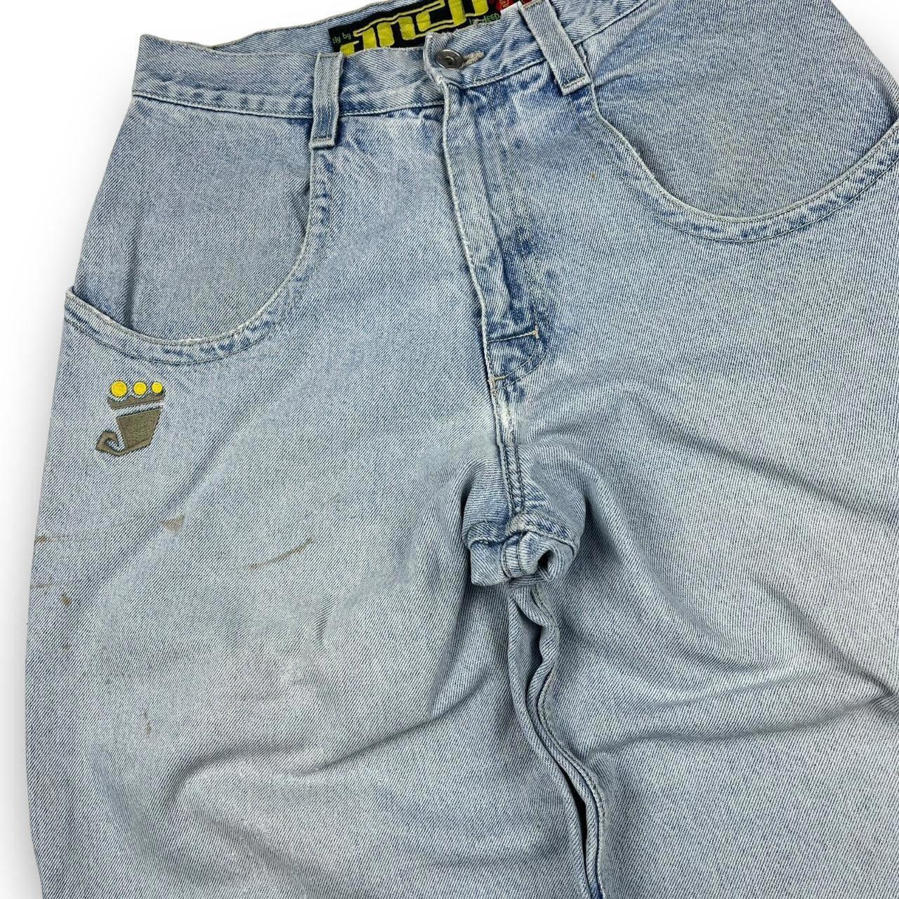 JNCO JNCO Men's Blue Shorts Size US 31 - 2 Thumbnail